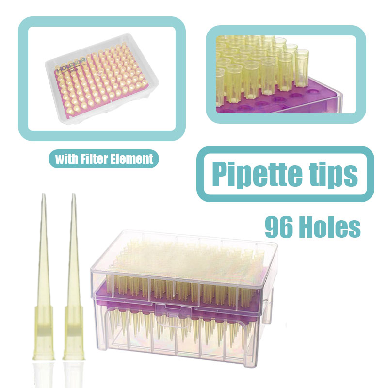 Lab Pipette Tip - 일회용 마이크로 피펫 플라스틱 팁, 실험실